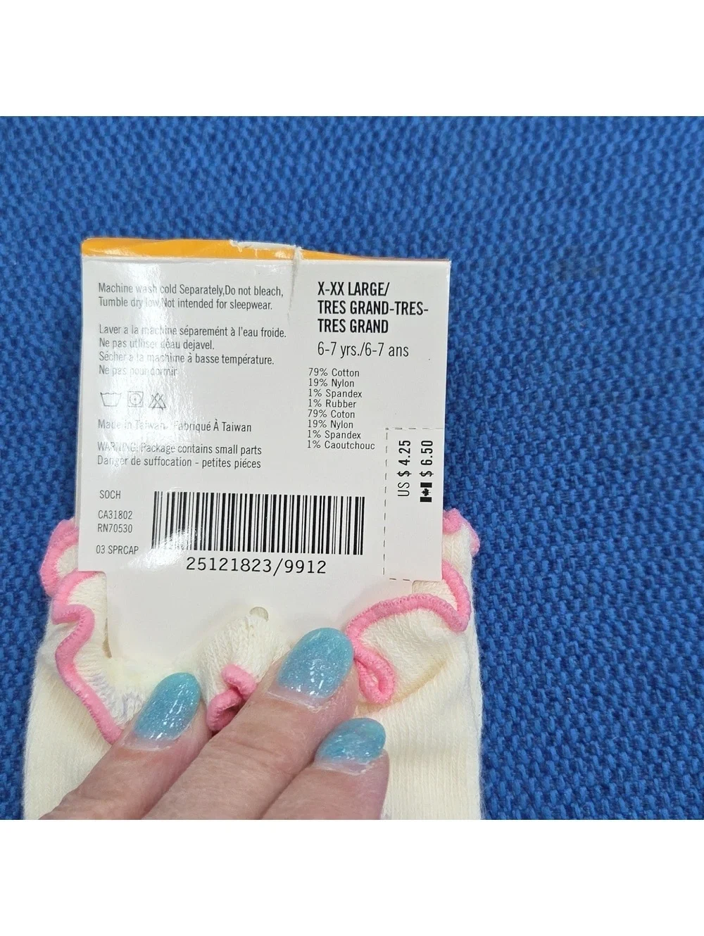 Vintage Y2K NWT gymboree Floral socks Size 6-7